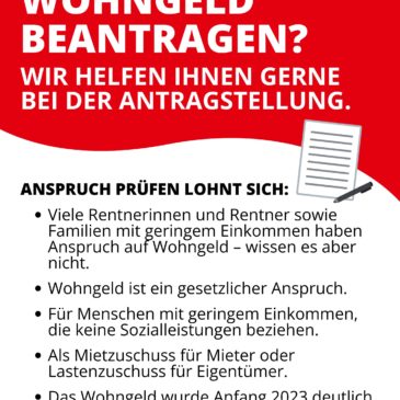 Anspruch auf Wohngeld? – Mein Kiezbüro hilft Ihnen gerne bei der Beantragung