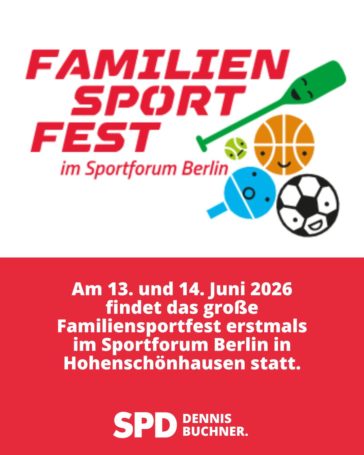 Familiensportfest des Landessportbundes zeigt: Sport verbindet Berlin