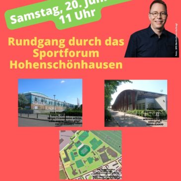 Raus aus Weißensee: Rundgang durch das Sportforum Hohenschönhausen – Geschichte und Gegenwart eines besonderen Ortes