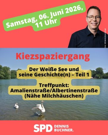 Kiezspaziergang “Der Weiße See und seine Geschichte(n) – Teil 1”