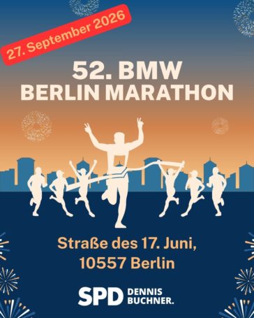 27.09.2026 – 52. BMW BERLIN-MARATHON