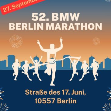 27.09.2026 – 52. BMW BERLIN-MARATHON