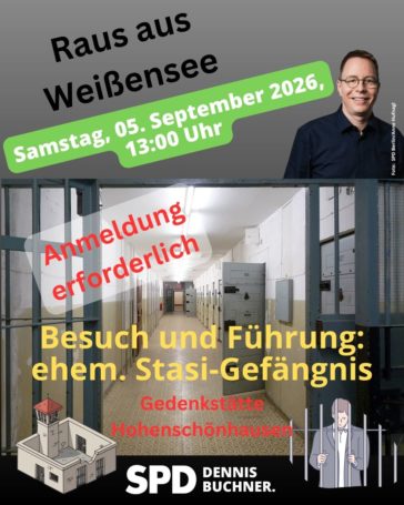 Erinnerung- 15.08.2026 – Raus aus Weißensee: Polizeigefängnis Keibelstraße