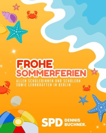Schöne Sommerferien für Berlin!