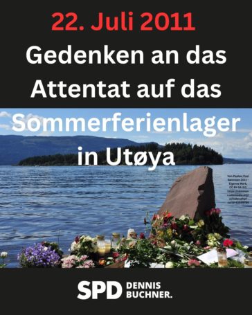 Utøya mahnt: Demokratie, Menschlichkeit und Zusammenhalt verteidigen