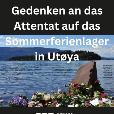 Utøya mahnt: Demokratie, Menschlichkeit und Zusammenhalt verteidigen