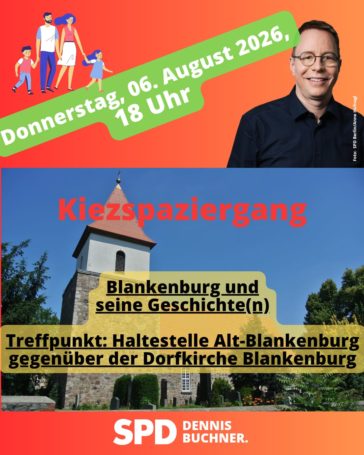 06. August 2026 – Kiezspaziergang Blankenburg und seine Geschichte(n)