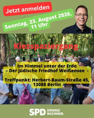 Rundgang “Im Himmel unter der Erde” – Der jüdische Friedhof Weißensee