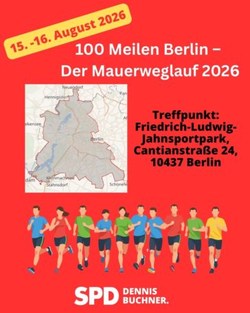 100MeilenBerlin – Der Mauerweglauf 2026