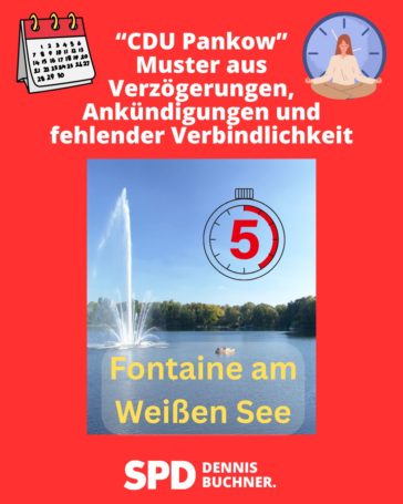 Die Fontäne kommt zurück – aber Weißensee braucht mehr als Ankündigungen