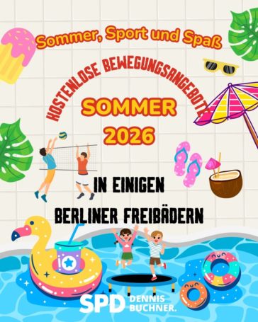 Sommer, Sport und Spaß: Kostenlose Bewegungsangebote in einigen Berliner Freibädern