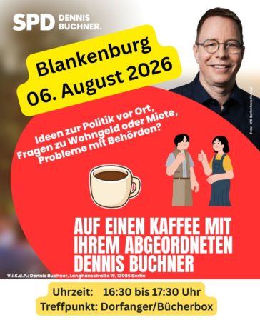 06. August 2026 – Auf einen Kaffee mit Dennis Buchner – Blankenburg – Dorfanger-Bücherbox