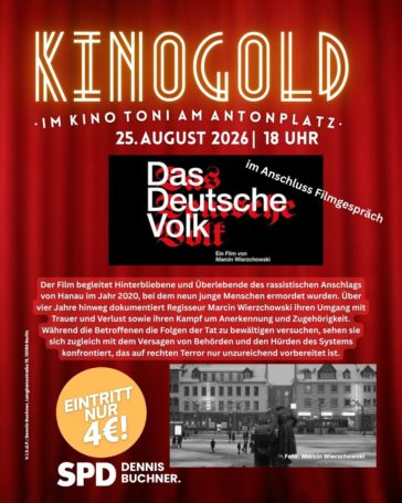 25. August 2026 – KinoGold: Sommer-Spezial – “Das Deutsche Volk (2025)”