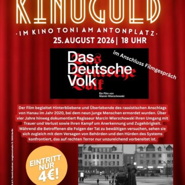 25. August 2026 – KinoGold: Sommer-Spezial – “Das Deutsche Volk (2025)”
