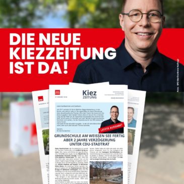 Die neueste Ausgabe der Kiezzeitung ist da!